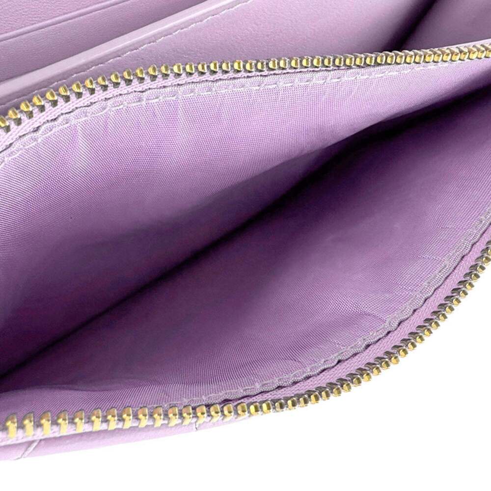 CHRISTIAN DIOR Purple Leather Shoulder Bag - Picture 6 of 13